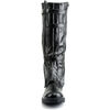 WALKER-130 Black Knee Boots