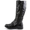 WALKER-130 Black Knee Boots