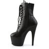 ADORE-1020 Black Leather Platform Boots