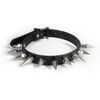 Alternating Hex Spike Choker