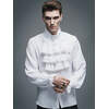Ash Mens White Ruffle Shirt