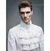 Ash Mens White Ruffle Shirt