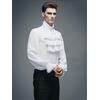 Ash Mens White Ruffle Shirt
