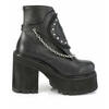 ASSAULT-55 Platform Boots with Roses