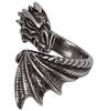 The Awakening Ring – Adjustable Pewter Dragon Ring