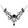 Baroque Rose Pendant Necklace