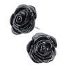 Black Rose Earing Studs