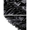 Black Velvet Gothic Lolita Frilly Layered Mini Skirt