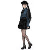 Black Velvet Gothic Lolita Frilly Layered Mini Skirt