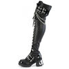 BRATTY-304 Over-The-Knee Gothic Platform Boots
