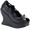 BRAVO-06 Marble Wedge Shoes