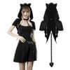Cat Tail Cape with Oversized Hood