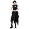 Chaos Punk Skirt - Women's Knee-Length Punk Skirt