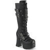 CHARADE-230 Knee High Gothic Platform Boots