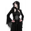 Coven Dress - Long Black Gothic Dress with Hood