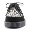 CREEPER-600 Fur Leopard Print Creepers