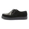 CREEPER-600 Fur Leopard Print Creepers