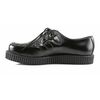 CREEPER-602 Black Leather Creepers