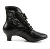 DAME-05 Black Victorian Boots