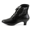 DAME-05 Black Victorian Boots