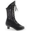 DAME-115 Black Lace Victorian Ankle Boots