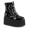 DAMNED-105 | Women's Patent Leather Platform Boots