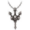 Deadly Trident Pendant Gothic Necklace