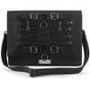 Demonia Black Vegan Leather Messenger Bag