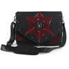 Demonia Canvas Spider Web Messenger Bag