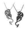 Draconic Tryst Dual Dragon Necklace