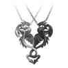 Draconic Tryst Dual Dragon Necklace | Rivithead