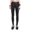 Elara Gothic Pants with Cut-out