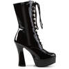 Electra-1020 Black Patent Boots