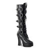 ELECTRA-2042 Black Buckle Boots