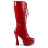 ELECTRA-2020 Red Patent Platform Boots