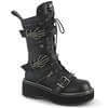 Emily-82 Skeleton Buckle Platform Boots