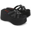 FUNN-15 Heart Platform Sandals