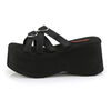 FUNN-15 Heart Platform Sandals