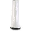 GOGO-150 White Stretch Patent Go-Go Boots