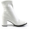 GOGO-150 White PU Go-Go Boots