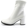 GOGO-150 White PU Go-Go Boots