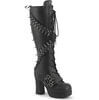 Gothika-108 Platform Boots with Bullets & Brass Knuckles