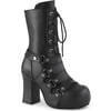 Gothika-152 Platform Boots with Wraparound Straps