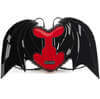Demonia Gothic Batwing Heart Backpack