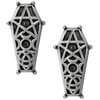 Hex Coffin Stud Earrings