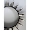Hex Spike Leather Choker