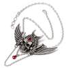 Immortal Ayesha Winged Skull Necklace