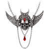 Immortal Ayesha Winged Skull Necklace