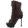 IXX Burgundy Steampunk Boots