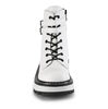 LILITH-152 White Platform Boots